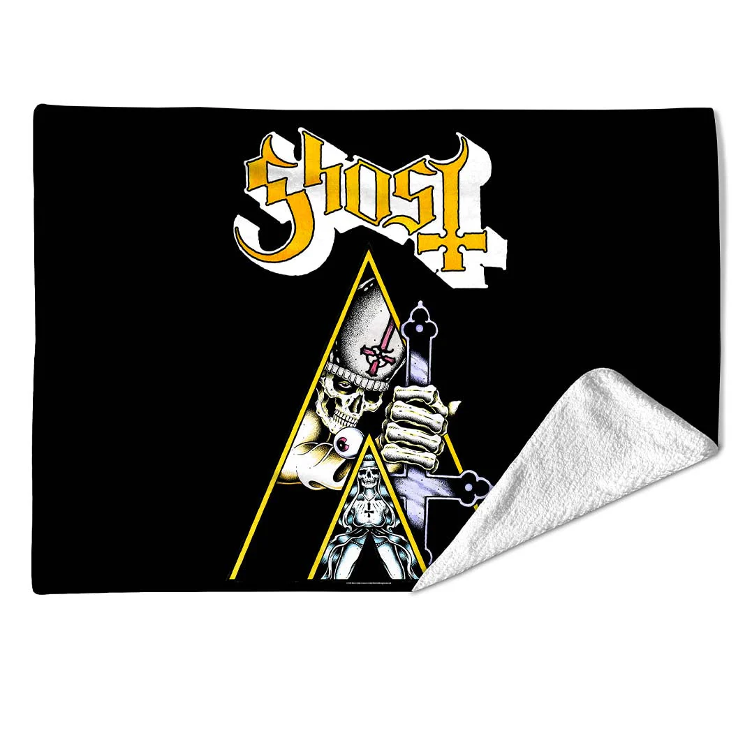 Rocksax Ghost Sherpa Fleece Blanket - Clockwork - Image 2