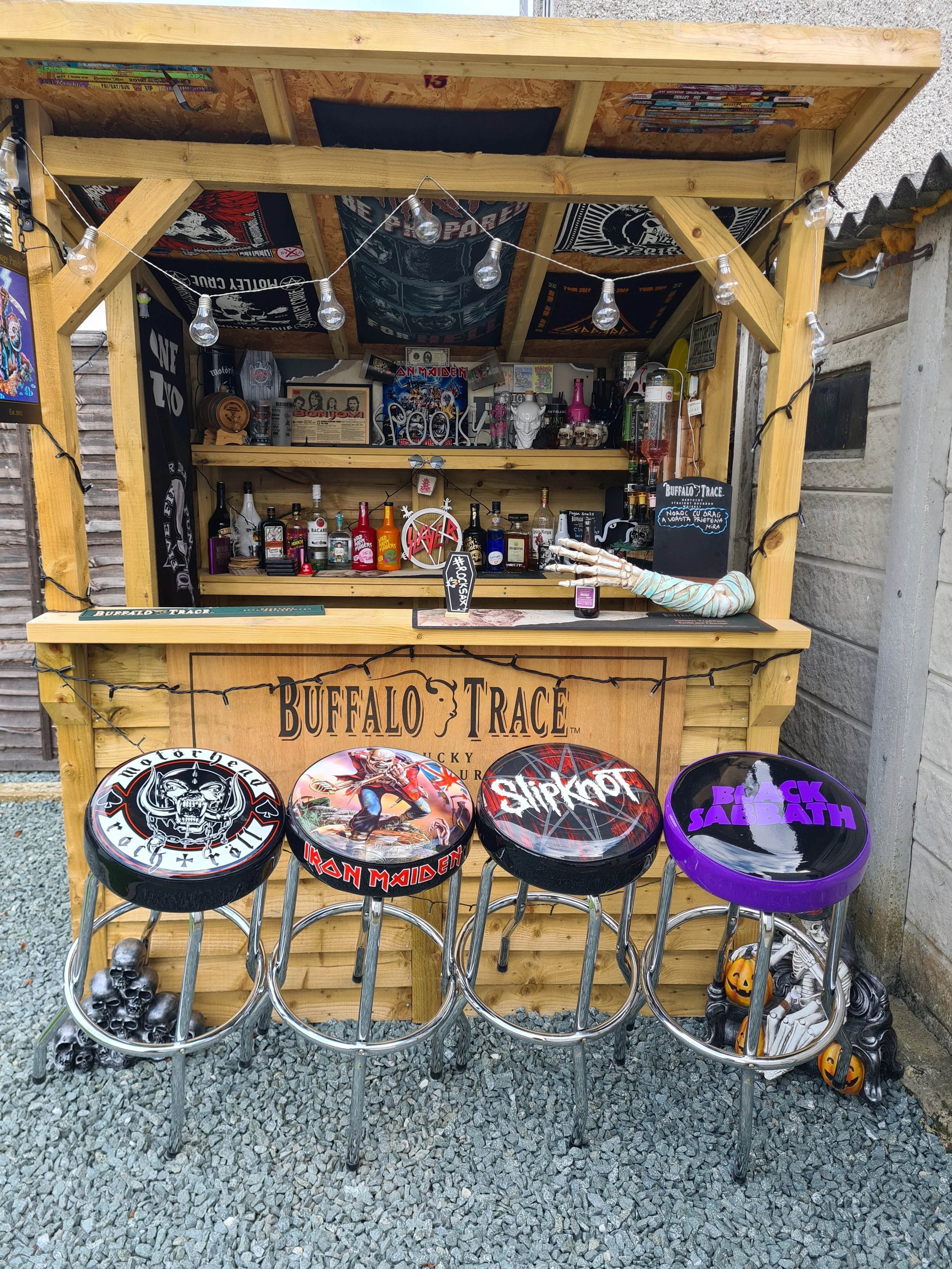 Rocksax Green Day Bar Stool - American Idiot - Image 4