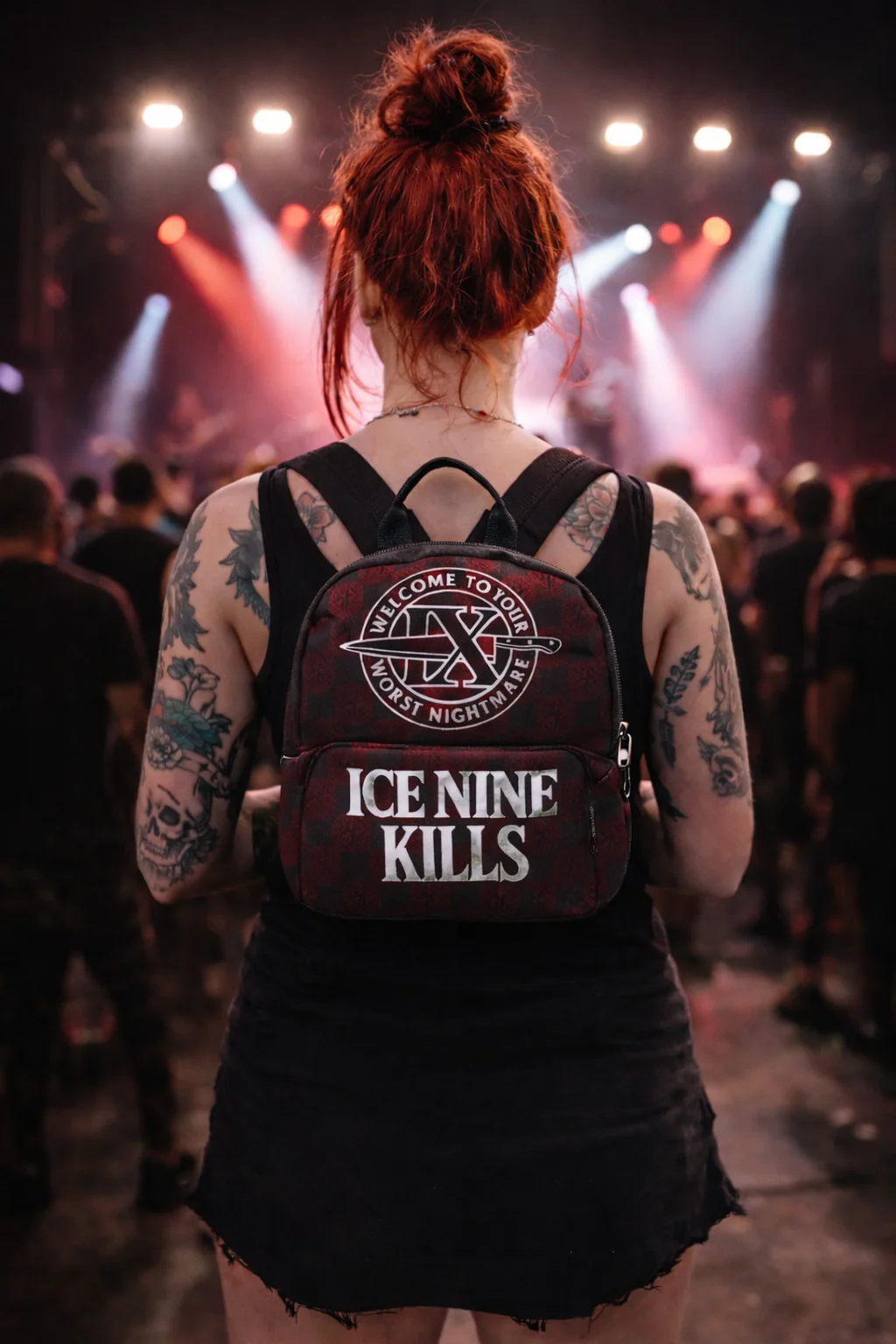 Rocksax Ice Nine Kills Mini Backpack - Welcome Nightmare - Image 2