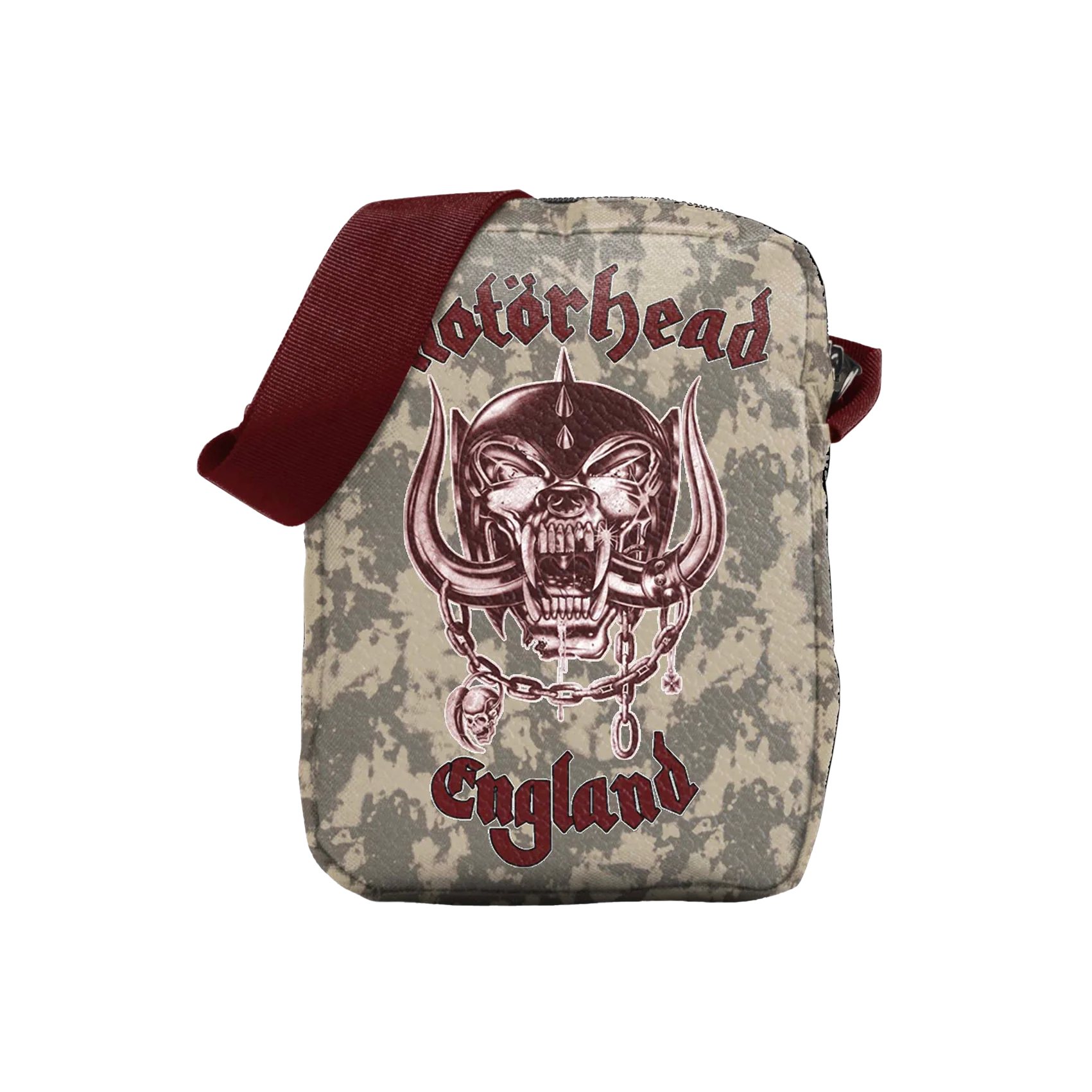Rocksax Motorhead Crossbody Bag - England White