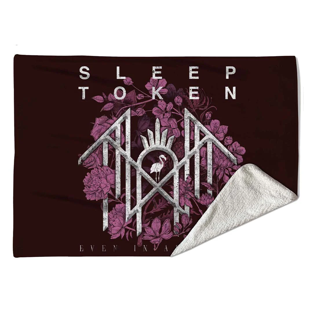 Rocksax Sleep Token Sherpa Fleece Blanket - Even In Arcadia 3 - Image 2