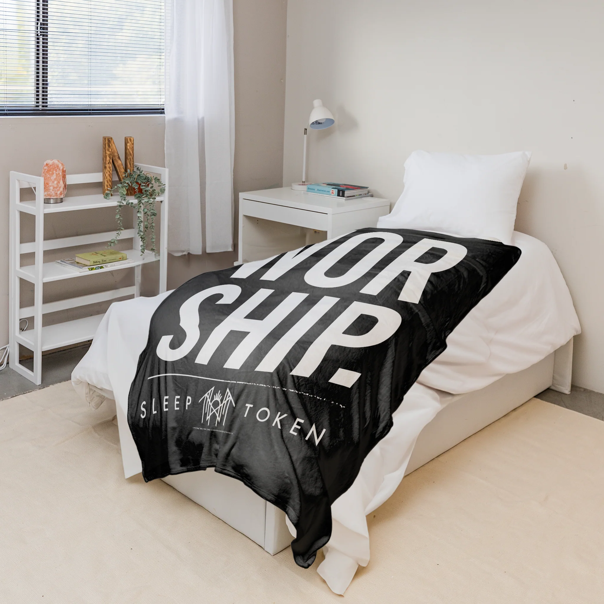 Rocksax Sleep Token Sherpa Fleece Blanket - Worship - Image 4
