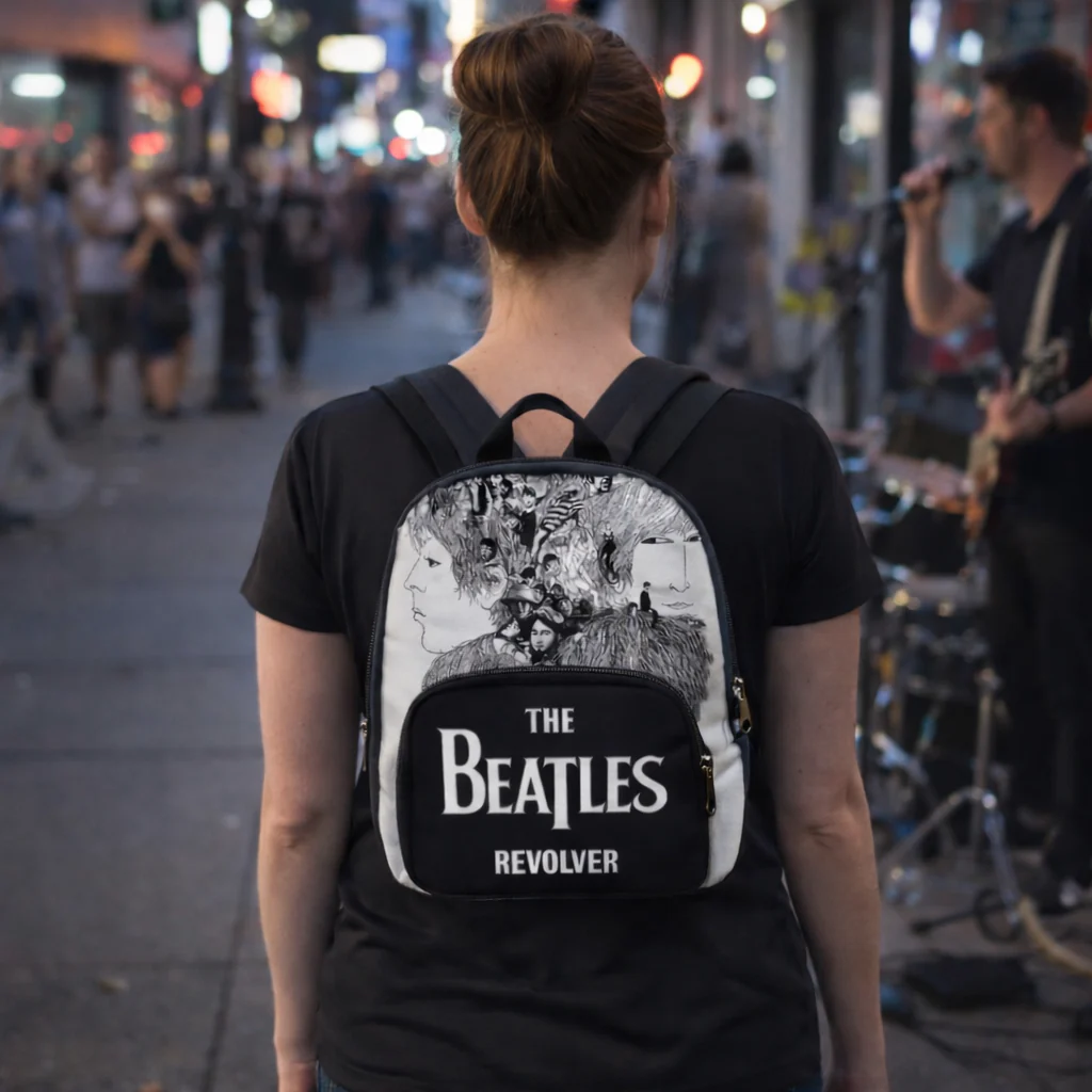 Rocksax The Beatles Mini Backpack - Revolver - Image 2