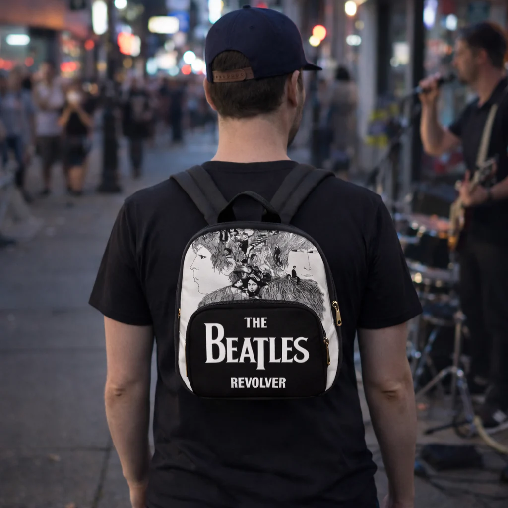 Rocksax The Beatles Mini Backpack - Revolver - Image 3