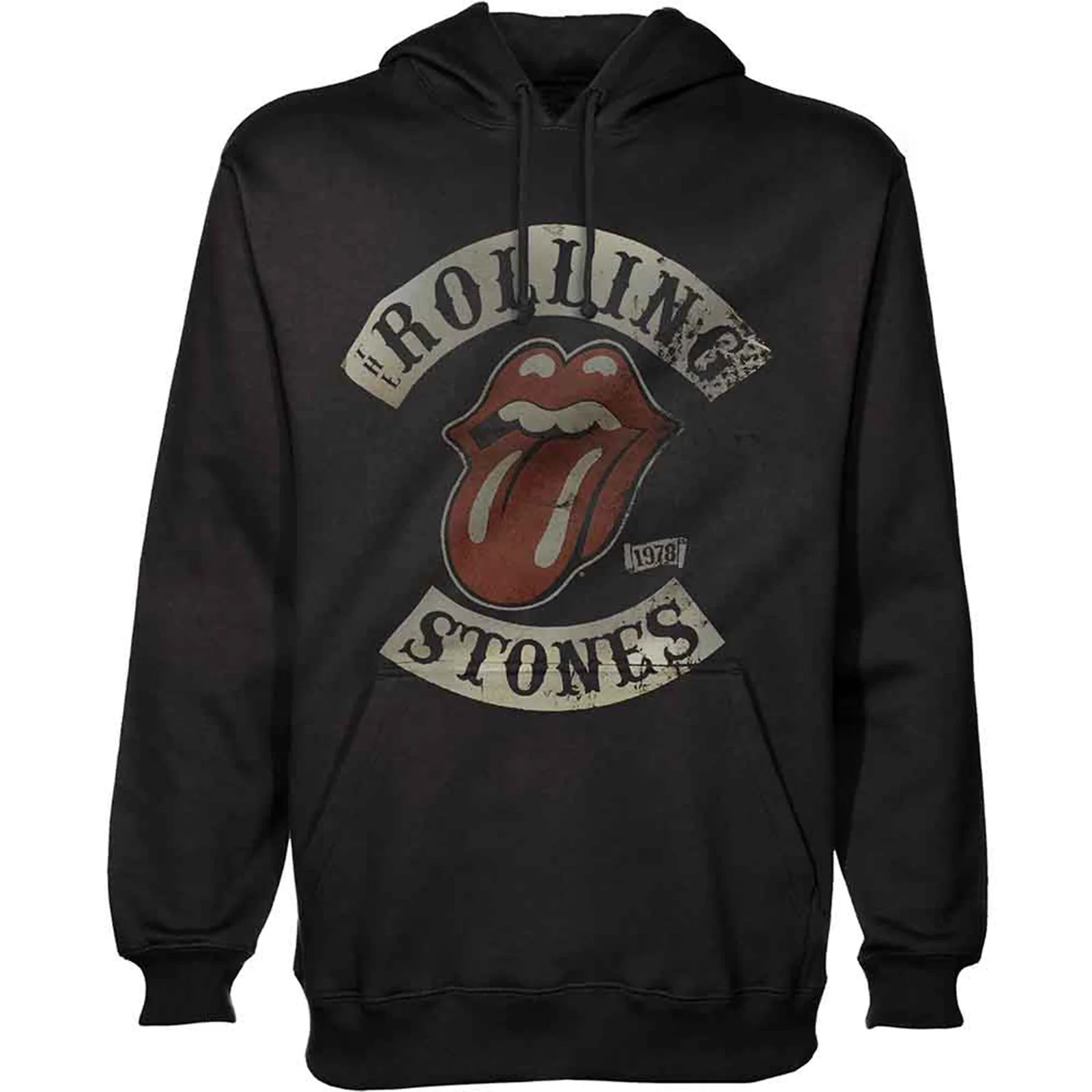 THE ROLLING STONES - 1978 TOUR - Pullover Hoodie Black
