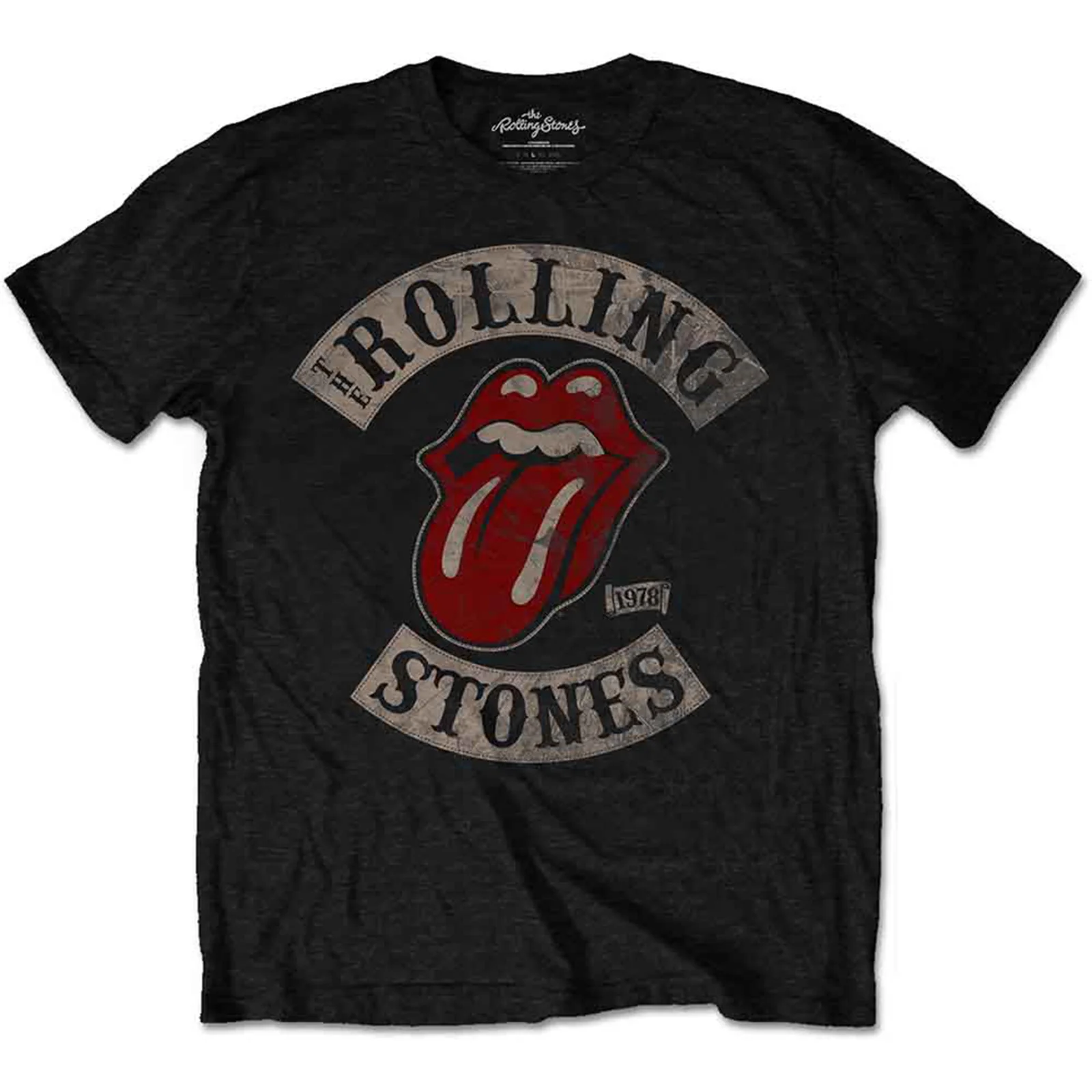 THE ROLLING STONES - TOUR 1978 - T-Shirt Black
