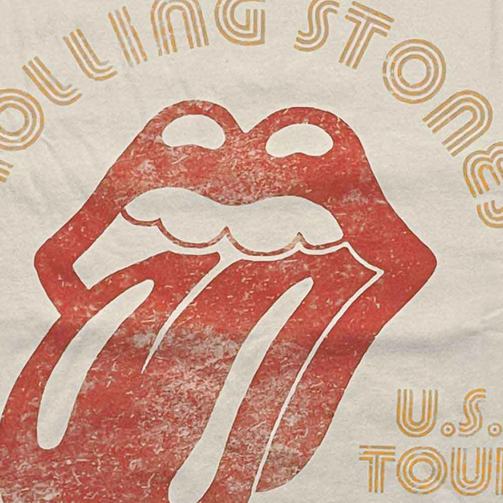 THE ROLLING STONES - US TOUR '78 - Ringer T-Shirt Neutral - Image 2