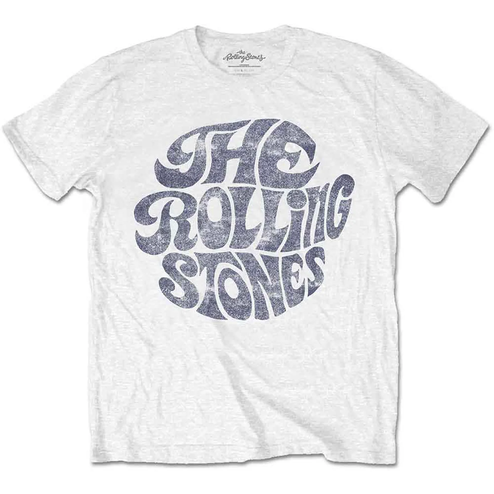 THE ROLLING STONES - VINTAGE 70S LOGO - T-Shirt White