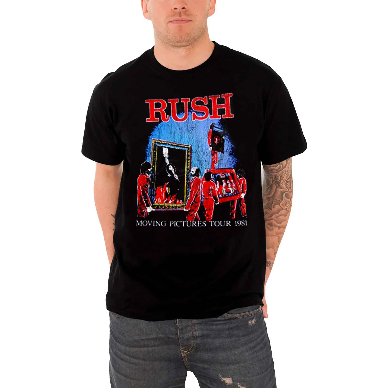 RUSH - MOVING PICTURES TOUR - T-Shirt Black - Image 2