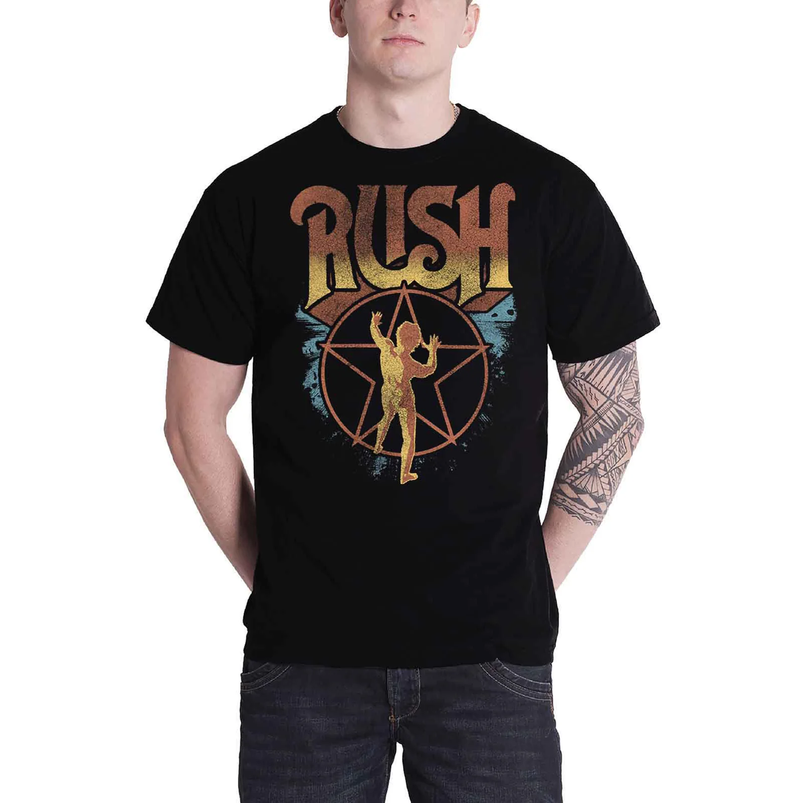 RUSH - STARMAN - T-Shirt Black - Image 2