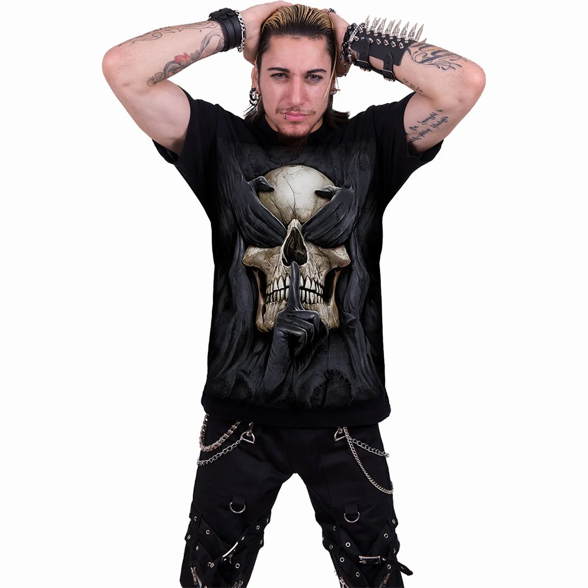 SEE NO EVIL - T-Shirt Black - Image 3