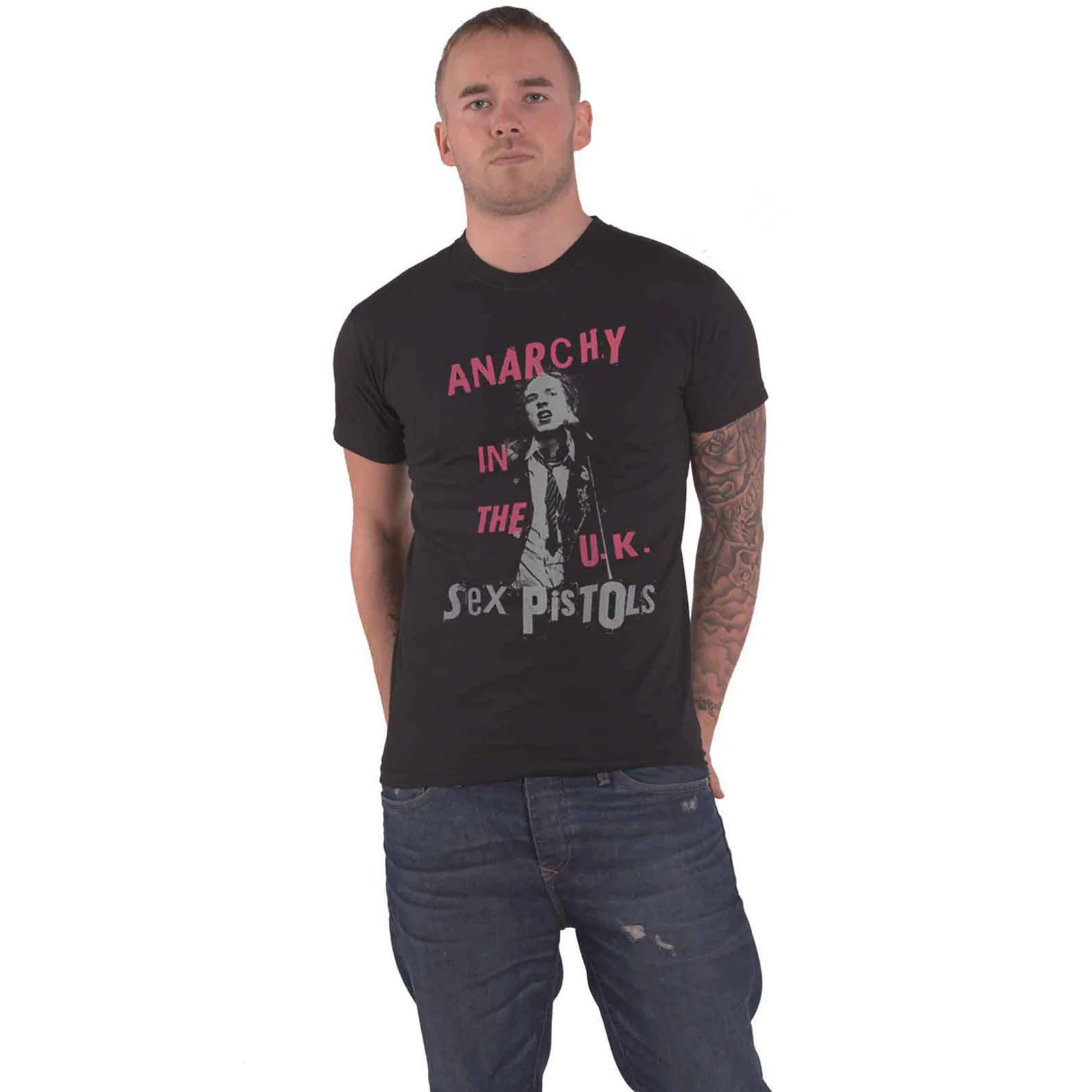 THE SEX PISTOLS - ANARCHY IN THE UK - T-Shirt Black - Image 2