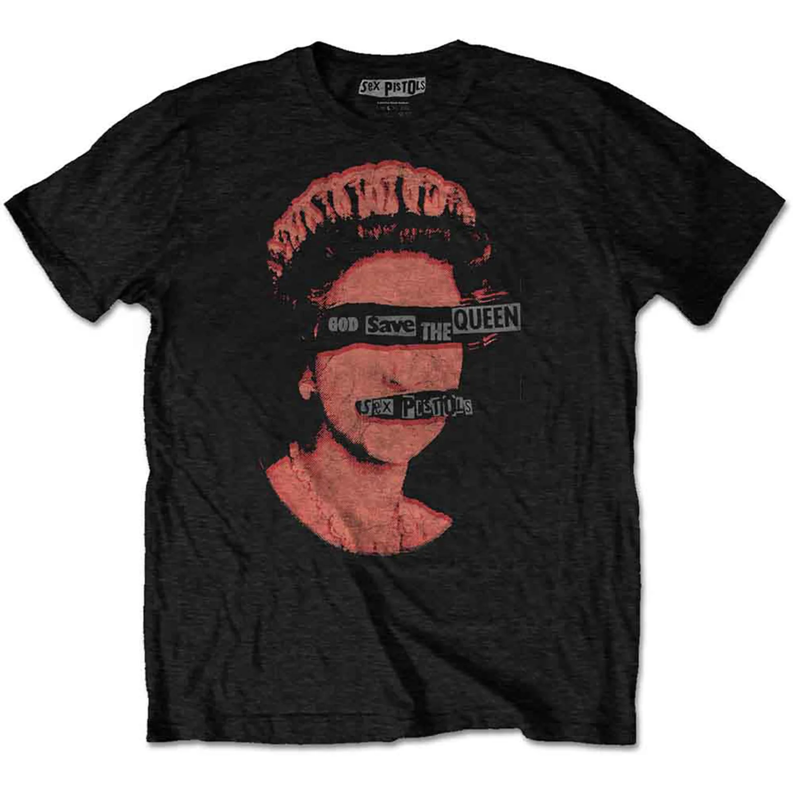 THE SEX PISTOLS - GOD SAVE THE QUEEN - T-Shirt Black