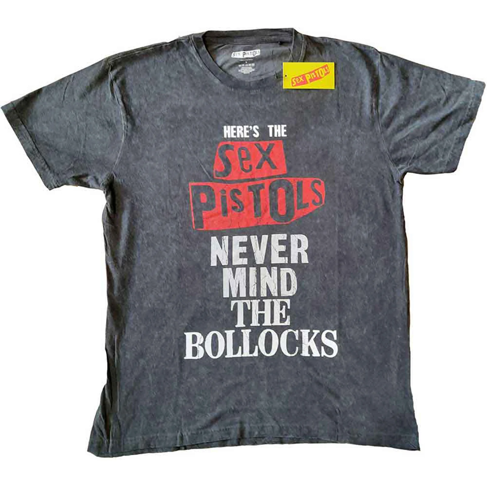 THE SEX PISTOLS - NMTB DISTRESSED - T-Shirt Black (Wash Collection)
