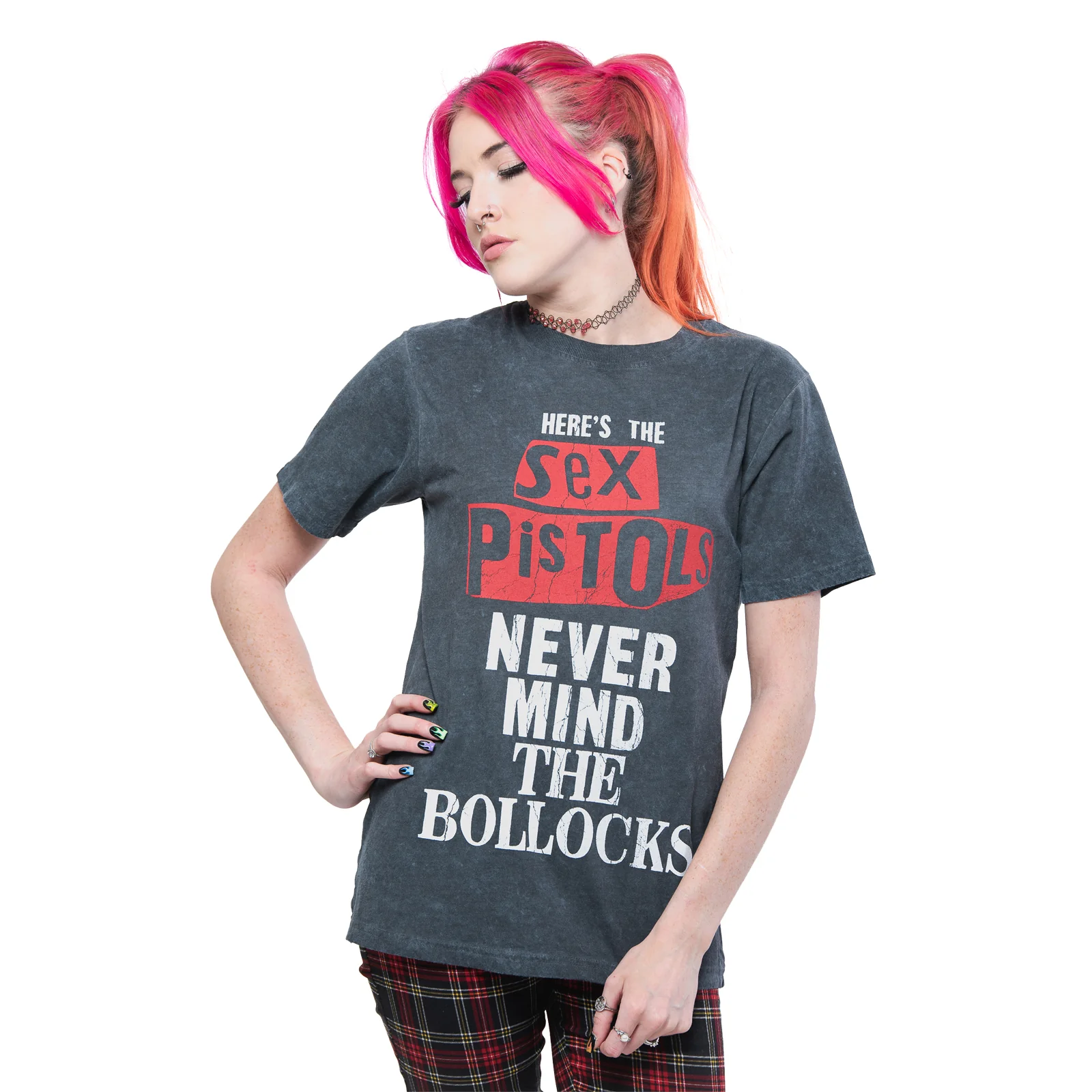 THE SEX PISTOLS - NMTB DISTRESSED - T-Shirt Black (Wash Collection) - Image 2