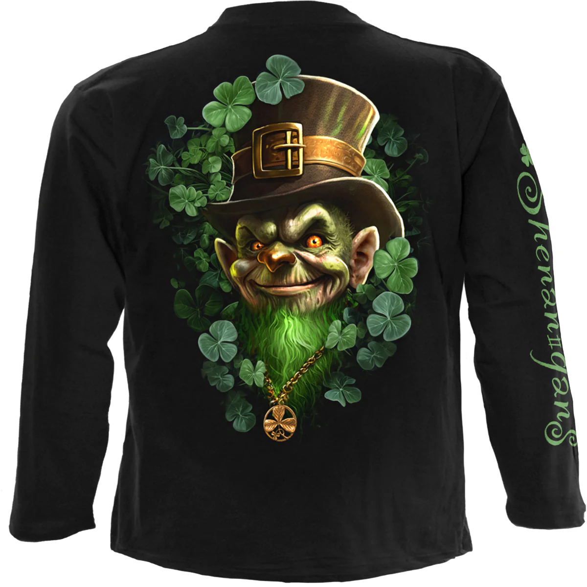 SHENANIGANS - Longsleeve T-Shirt Black - Image 2