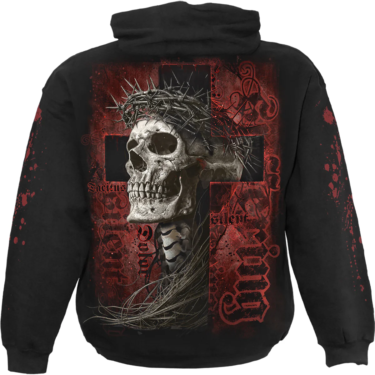 SILENT SUFFERING - Hoody Black - Image 2
