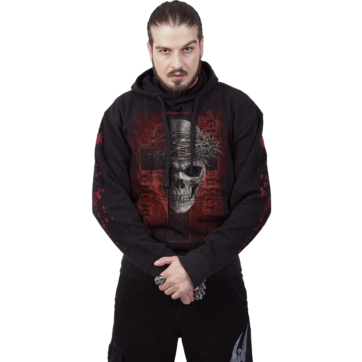 SILENT SUFFERING - Hoody Black - Image 3