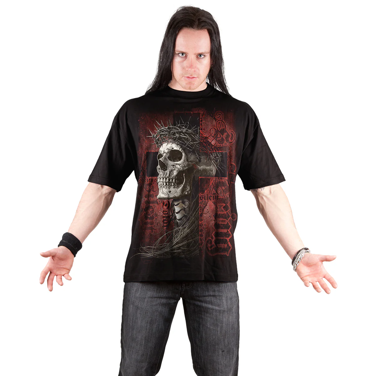 SILENT SUFFERING - T-Shirt Black - Image 3