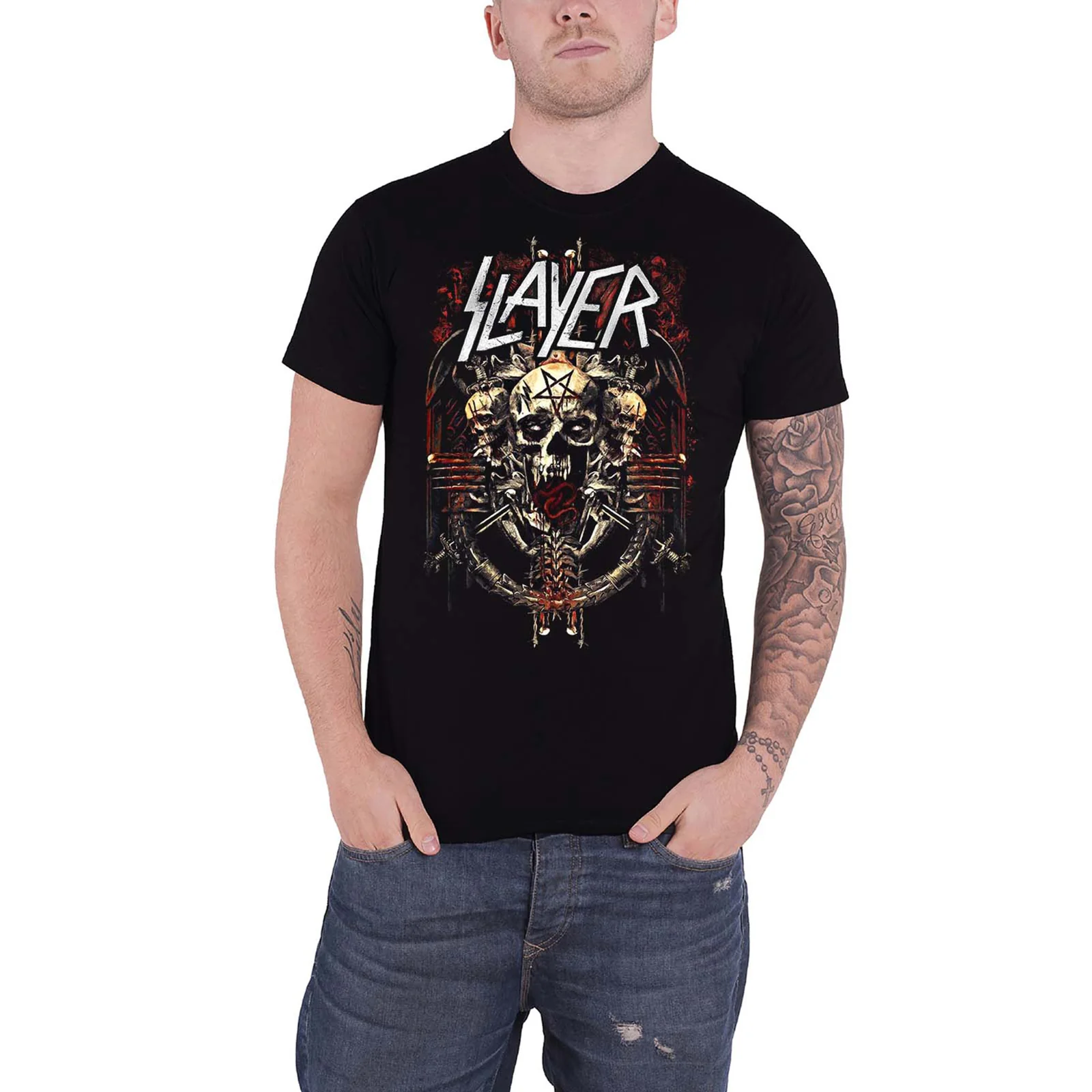 SLAYER - DEMONIC ADMAT - T-Shirt Black - Image 2