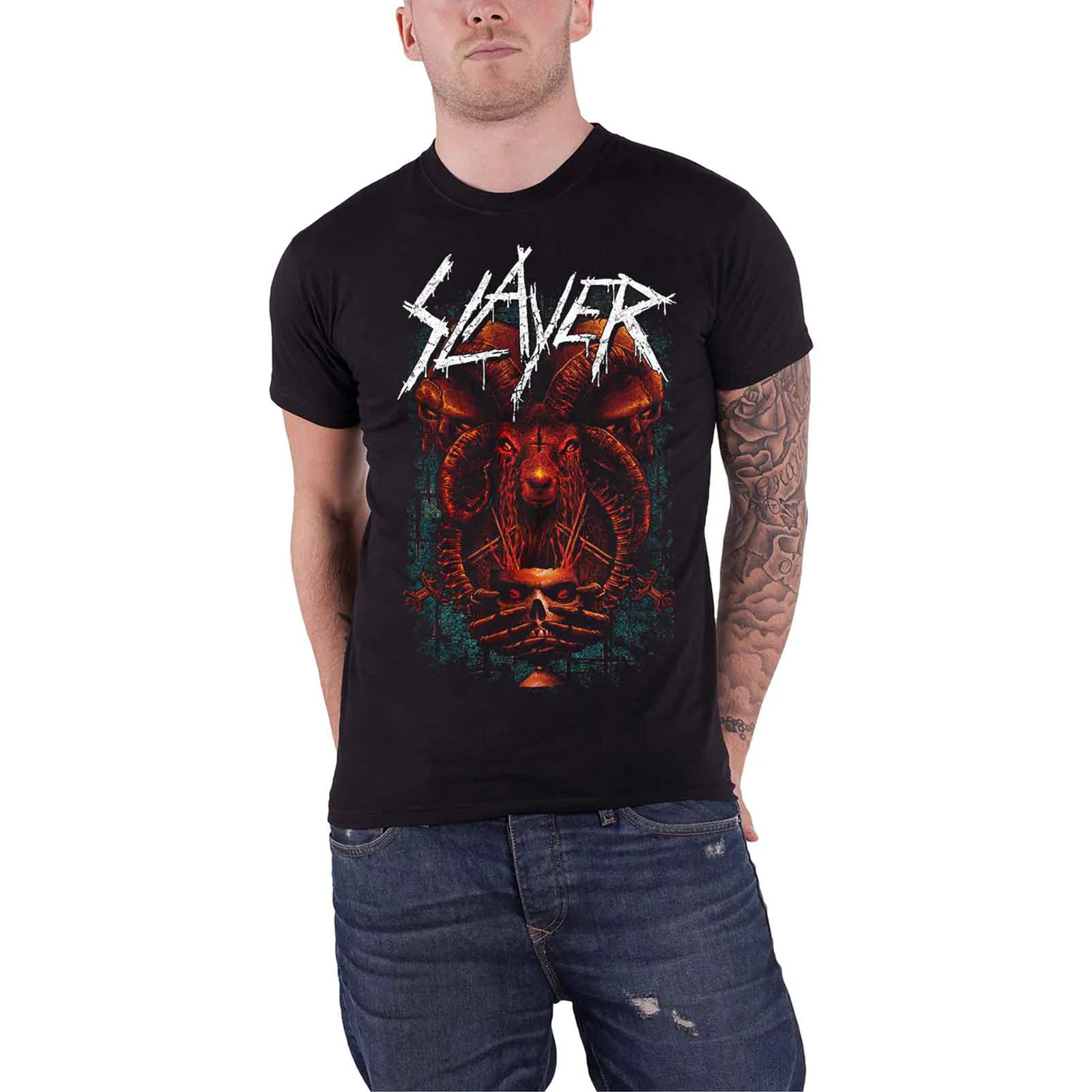 SLAYER - OFFERING - T-Shirt Black - Image 2