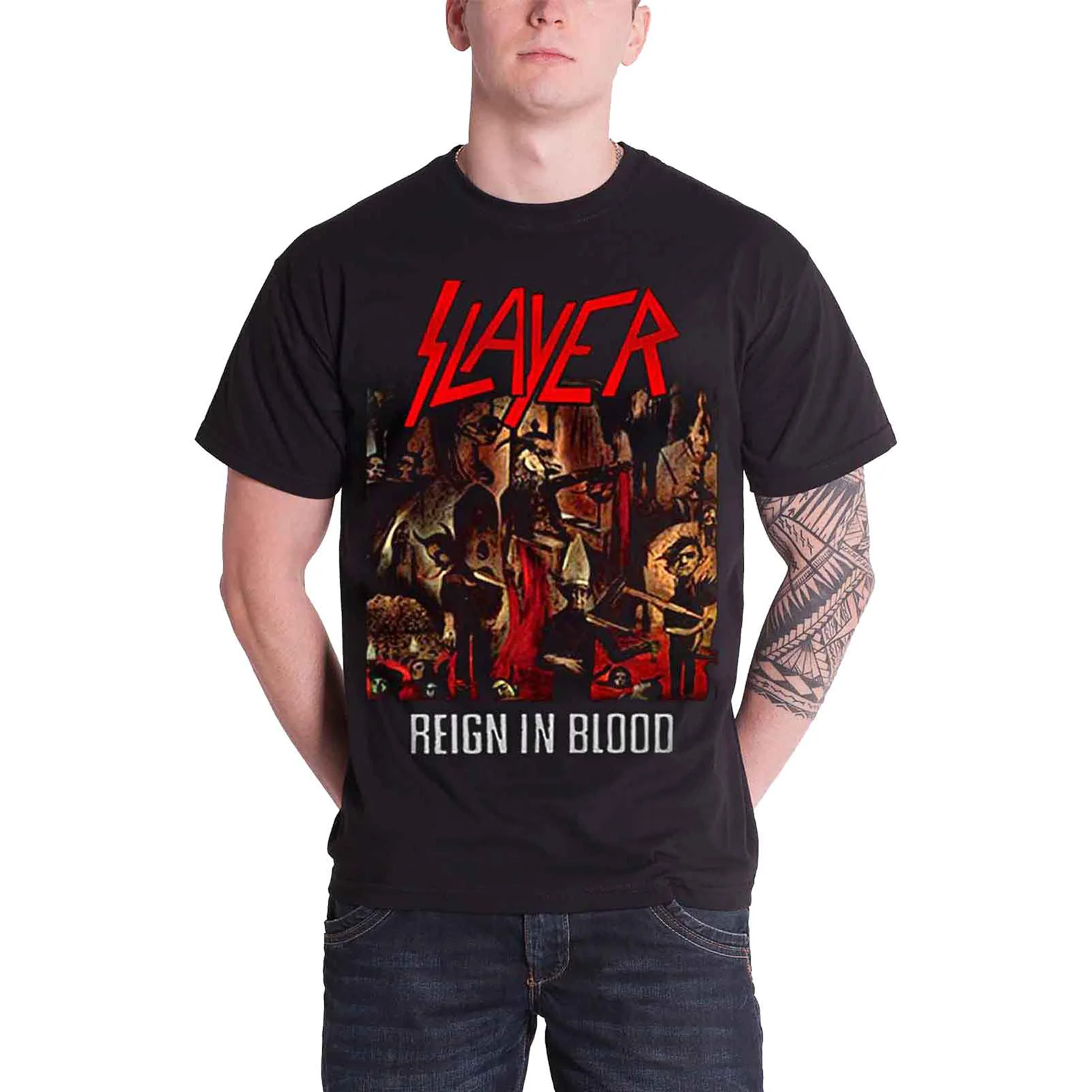 SLAYER - REIGN IN BLOOD - T-Shirt Black - Image 2