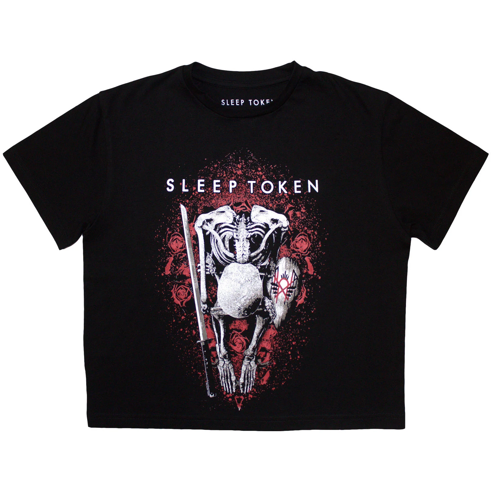 SLEEP TOKEN - THE LOVE YOU WANT - Crop Top Black