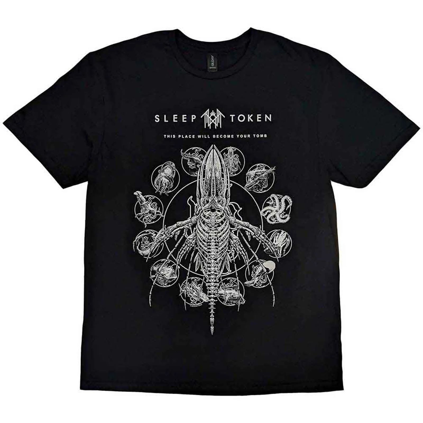SLEEP TOKEN - TOMB WHALE - T-Shirt Black