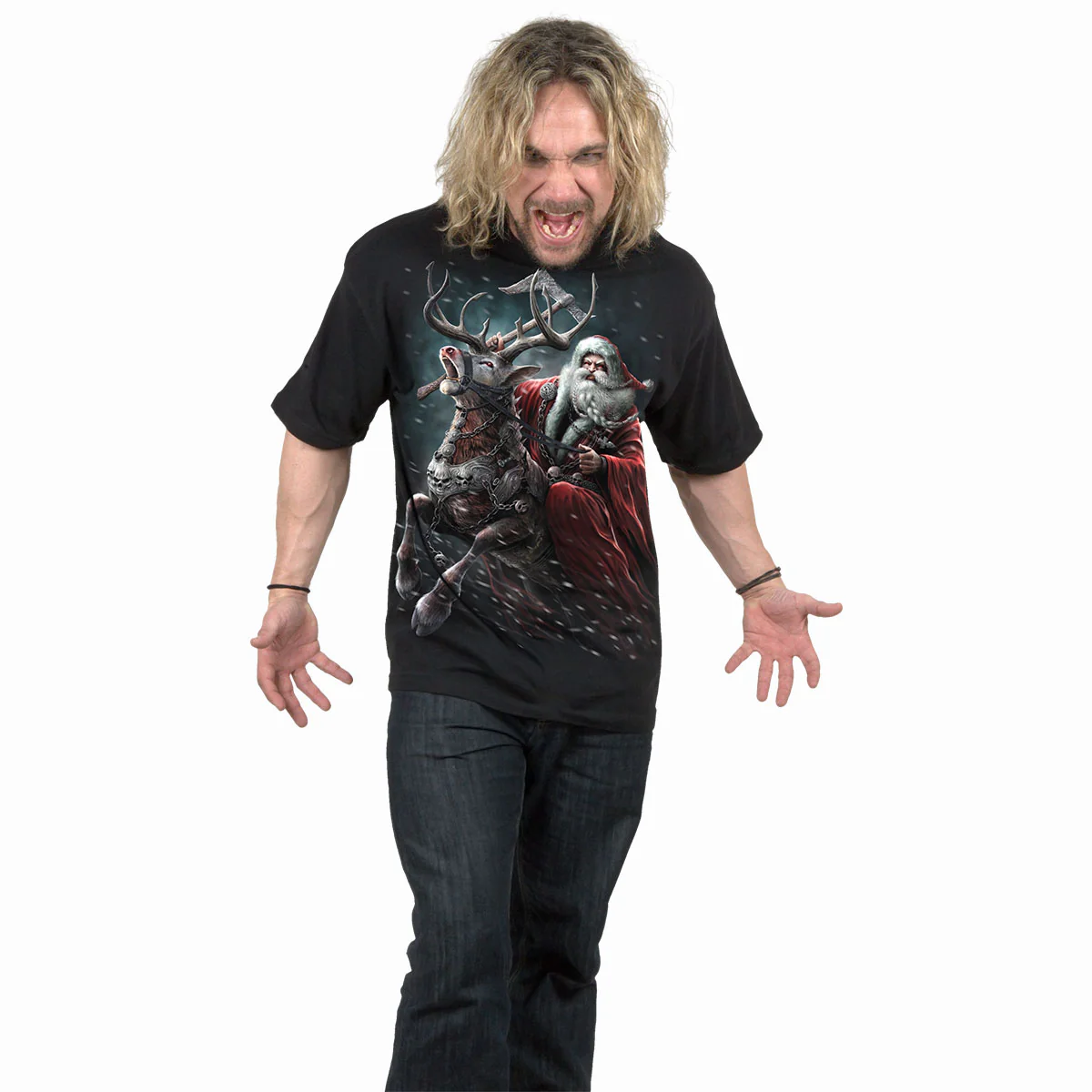 SLEIGHER - T-Shirt Black - Image 3