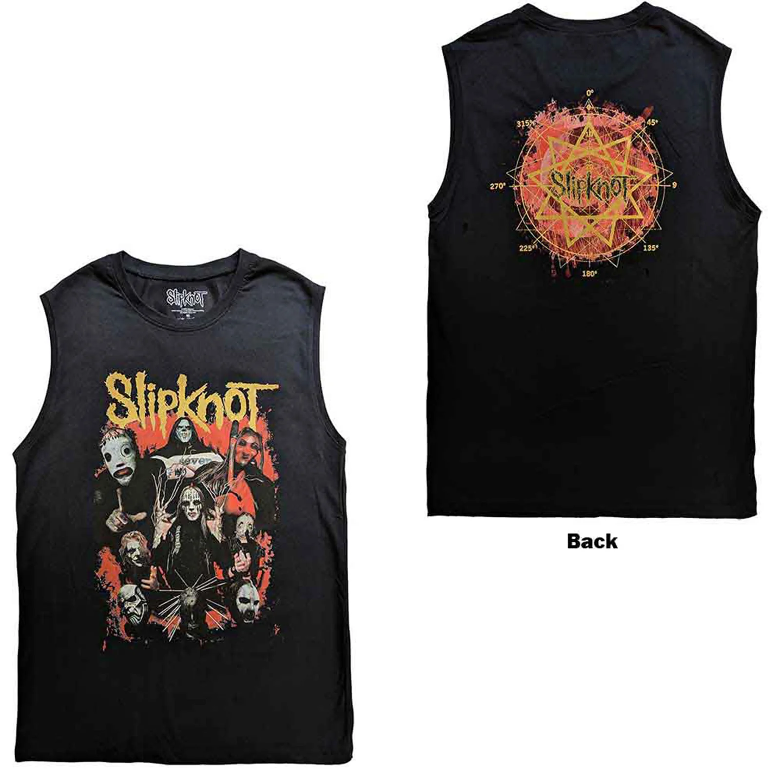 SLIPKNOT - COME PLAY DYING - Tank T-Shirt Black (Back Print)