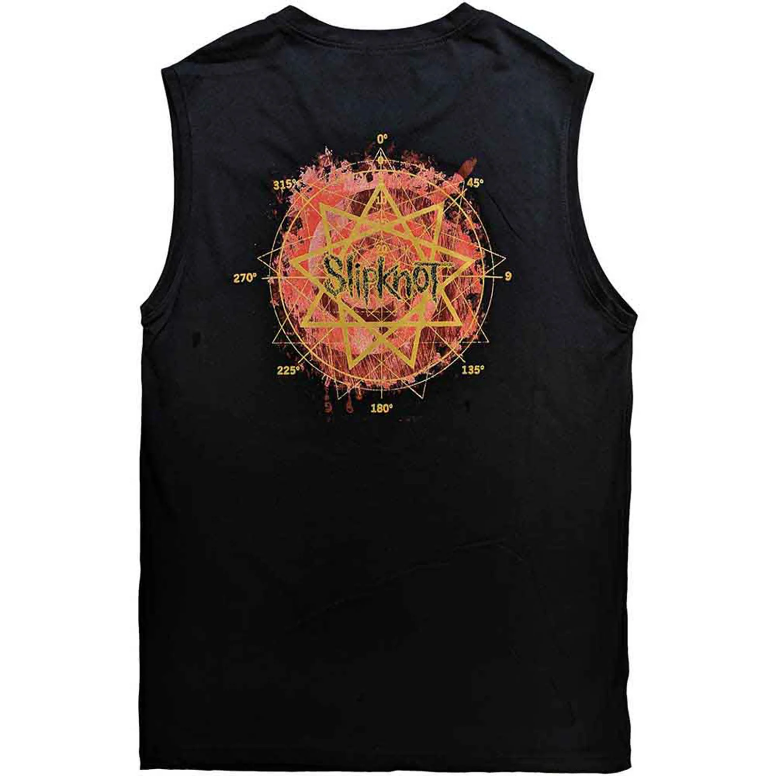 SLIPKNOT - COME PLAY DYING - Tank T-Shirt Black (Back Print) - Image 2