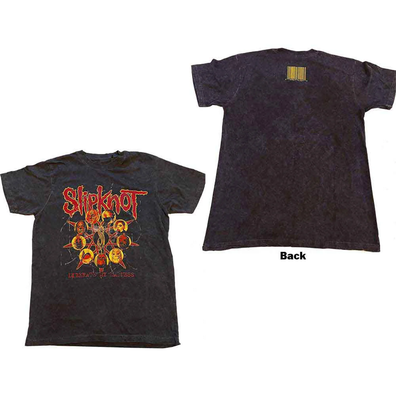 SLIPKNOT - LIBERATE - T-Shirt Black (Back Print & Wash Collection)