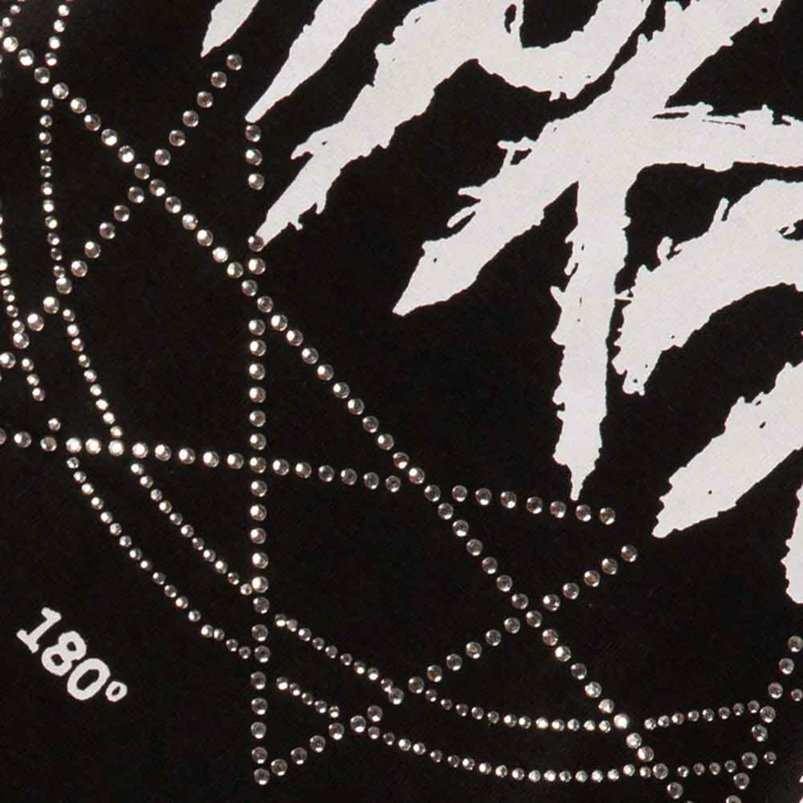 SLIPKNOT - LOGO STAR - Ladies T-Shirt Black (Embellished) - Image 2