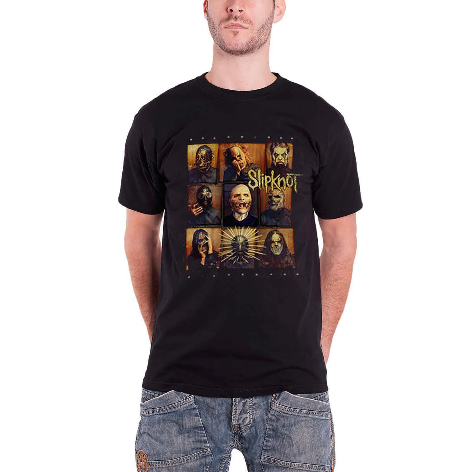 SLIPKNOT - SKEPTIC - T-Shirt Black (Back Print) - Image 3