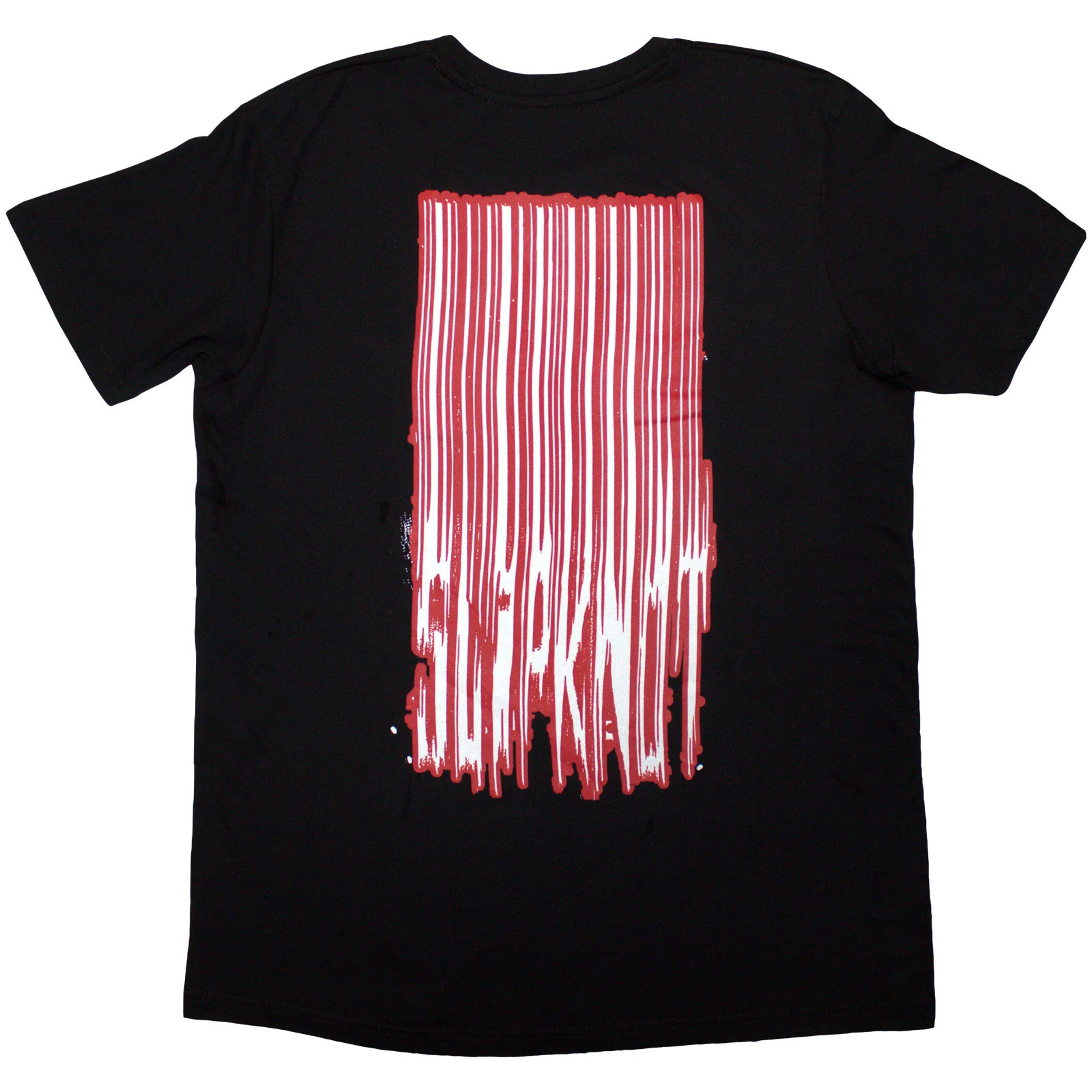 SLIPKNOT - STRETCHED BARCODE - T-Shirt Black (Back Print) - Image 2