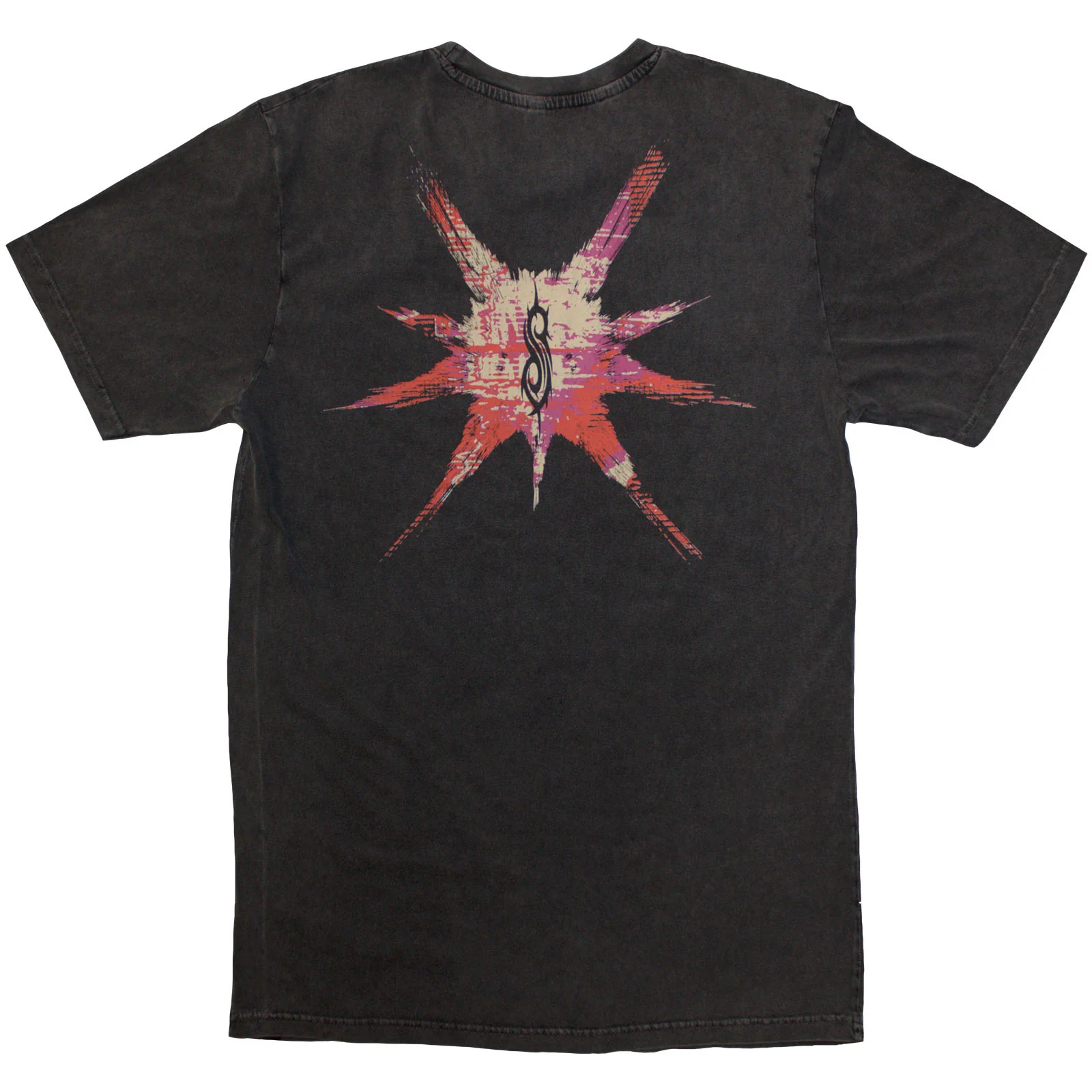 SLIPKNOT - THE END, SO FAR BARCODE - Stone Wash T-Shirt Grey (Back Print) - Image 2