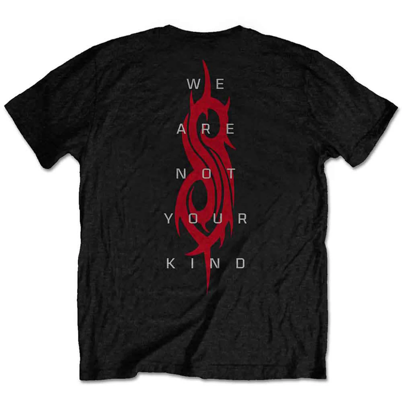 SLIPKNOT - WANYK LOGO - T-Shirt Black (Back Print) - Image 2