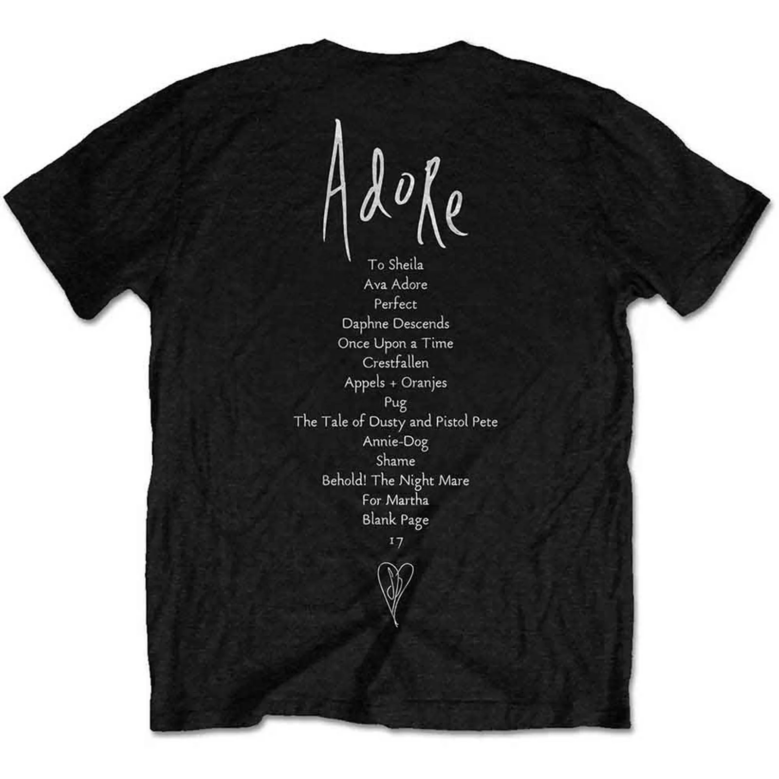 THE SMASHING PUMPKINS - ADORE - T-Shirt Black (Back Print) - Image 2