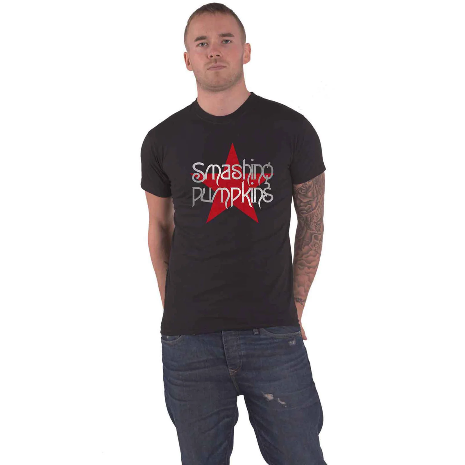 THE SMASHING PUMPKINS - STAR LOGO - T-Shirt Black - Image 2