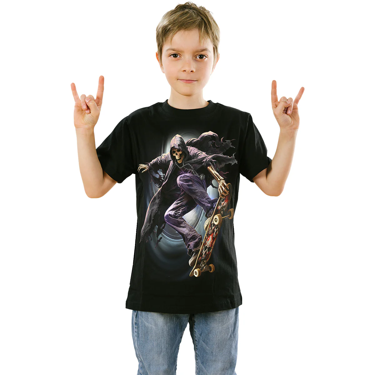 SOUL BOARDER - Kids T-Shirt Black - Image 3