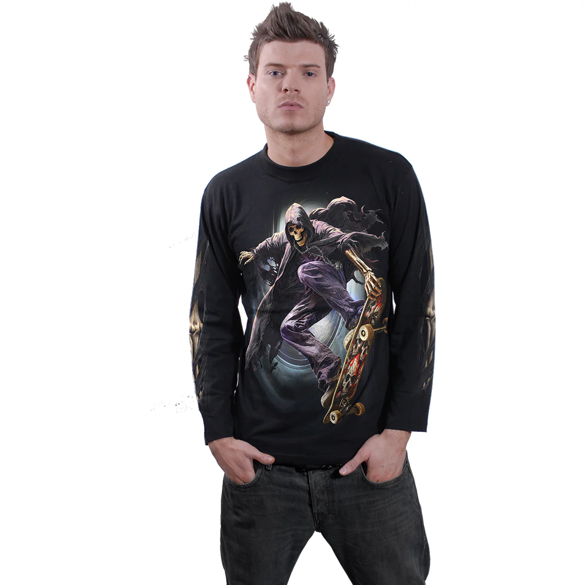 SOUL BOARDER - Longsleeve T-Shirt Black - Image 3