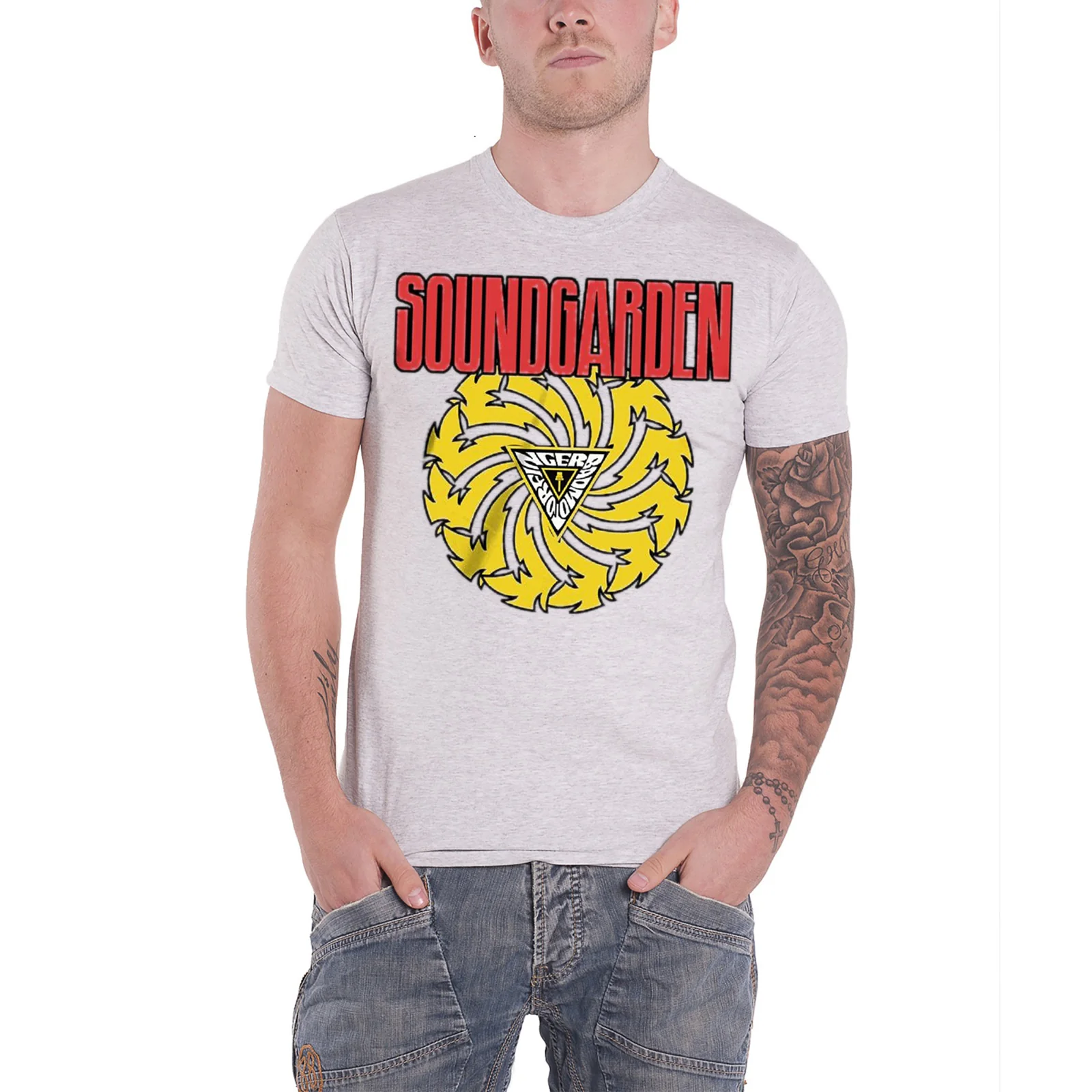 SOUNDGARDEN - BADMOTORFINGER V.1 - T-Shirt Grey - Image 2