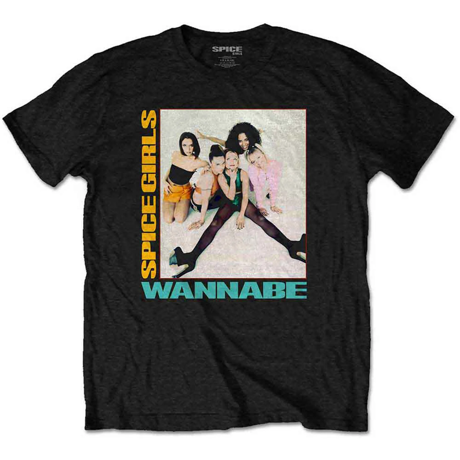 THE SPICE GIRLS - WANNABE - T-Shirt Black