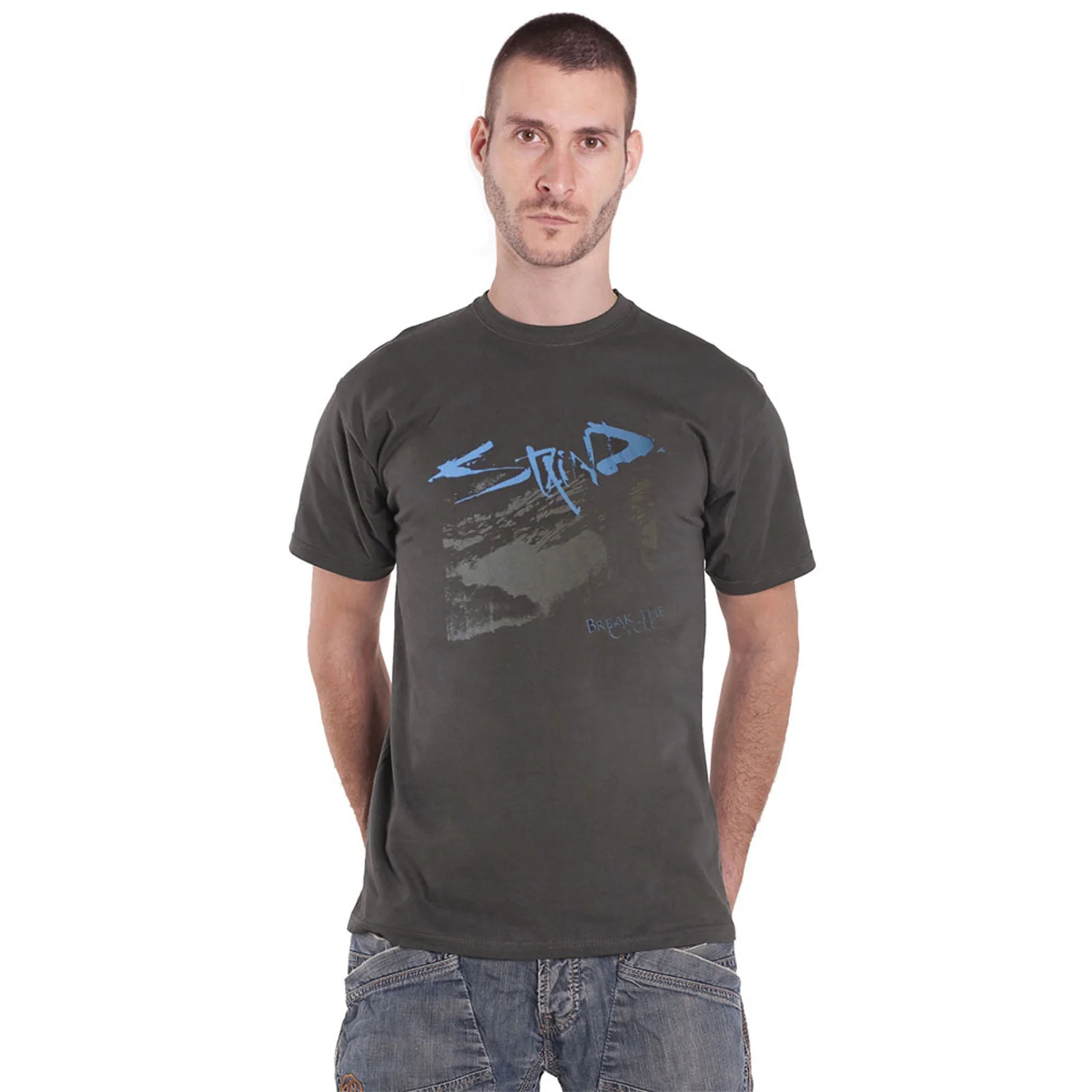 STAIND - BREAK THE CYCLE - T-Shirt Grey - Image 2