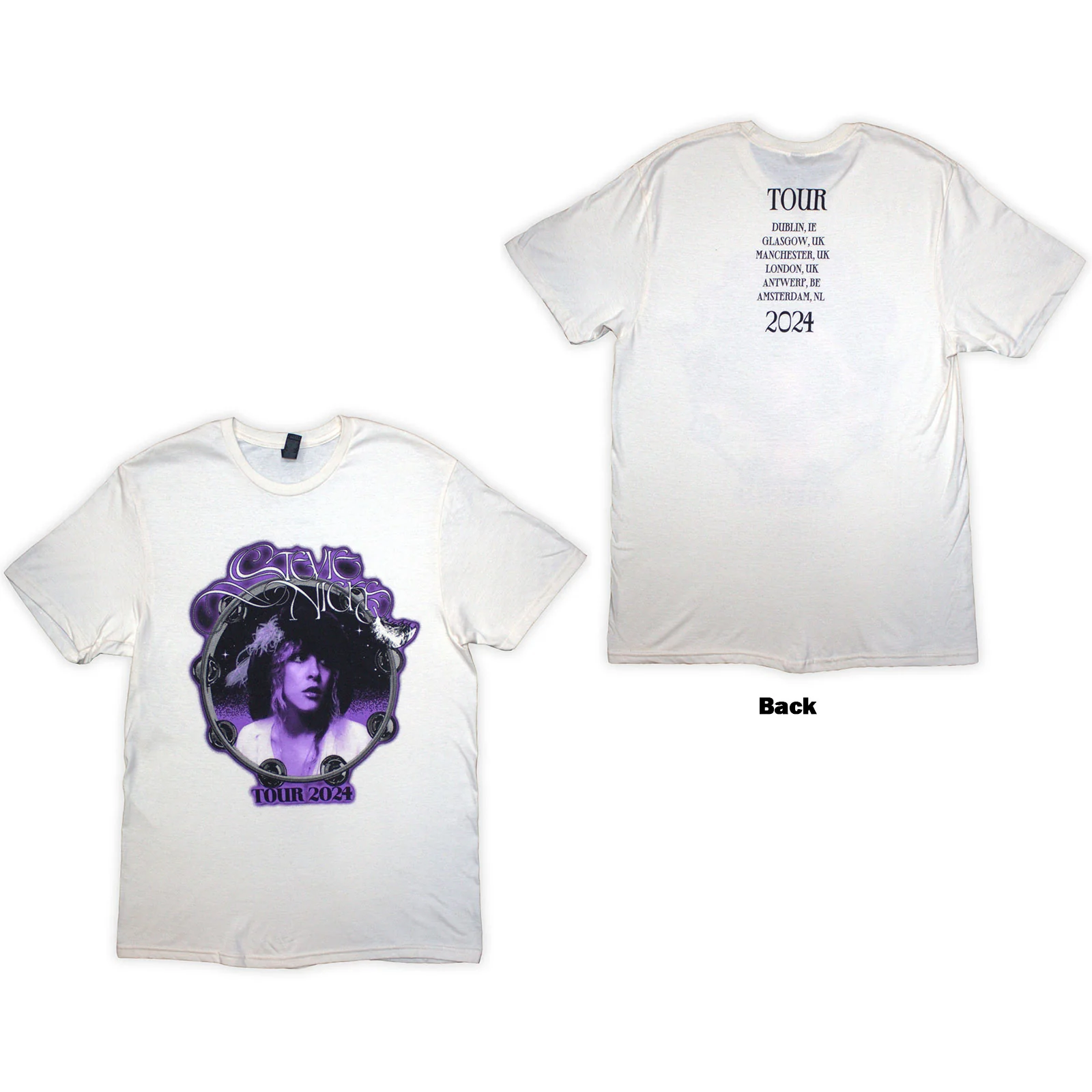 STEVIE NICKS - TOUR '24 BELLA DONNA - T-Shirt Neutral (Back Print & Ex-Tour)