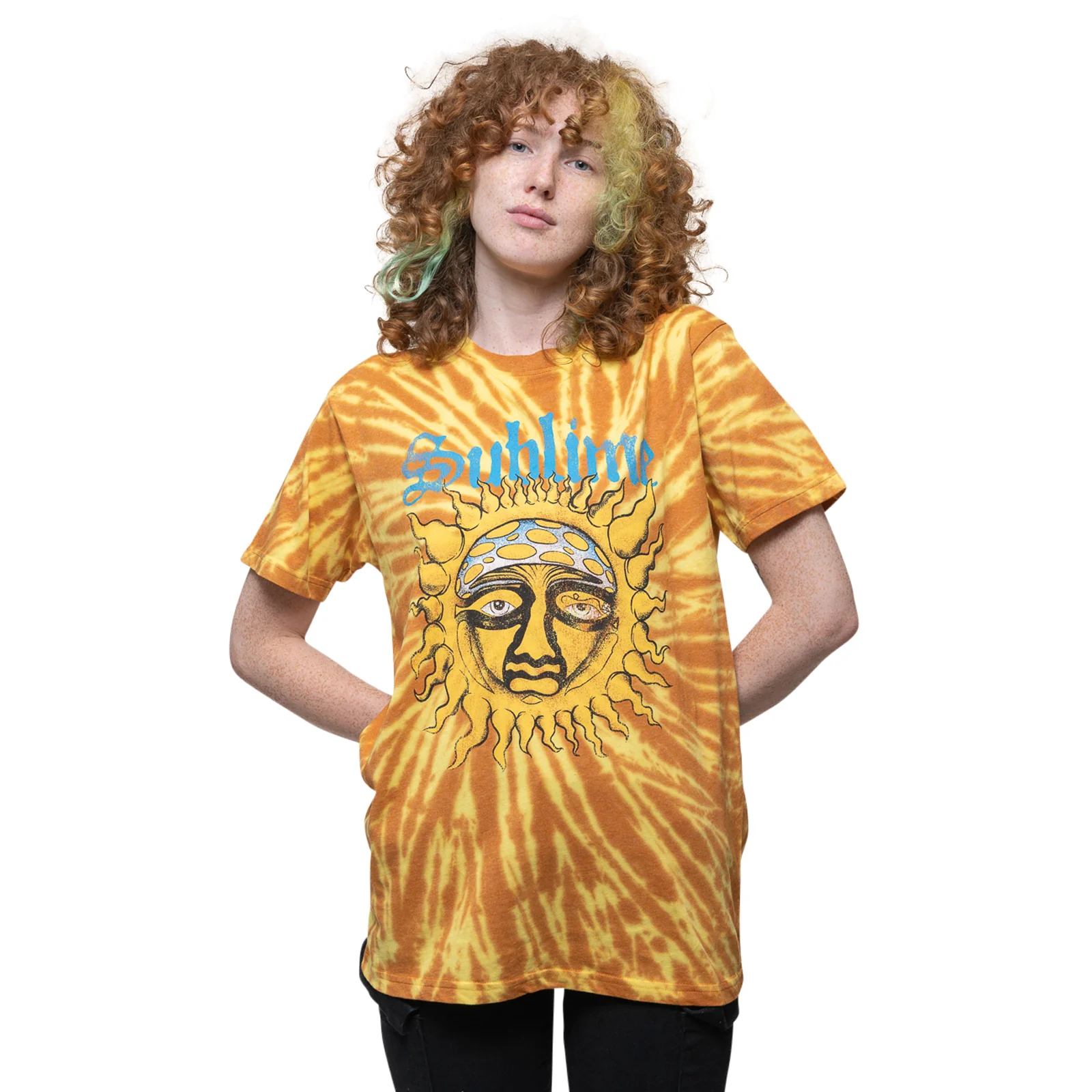 SUBLIME - SUN FACE - T-Shirt Orange (Wash Collection) - Image 2