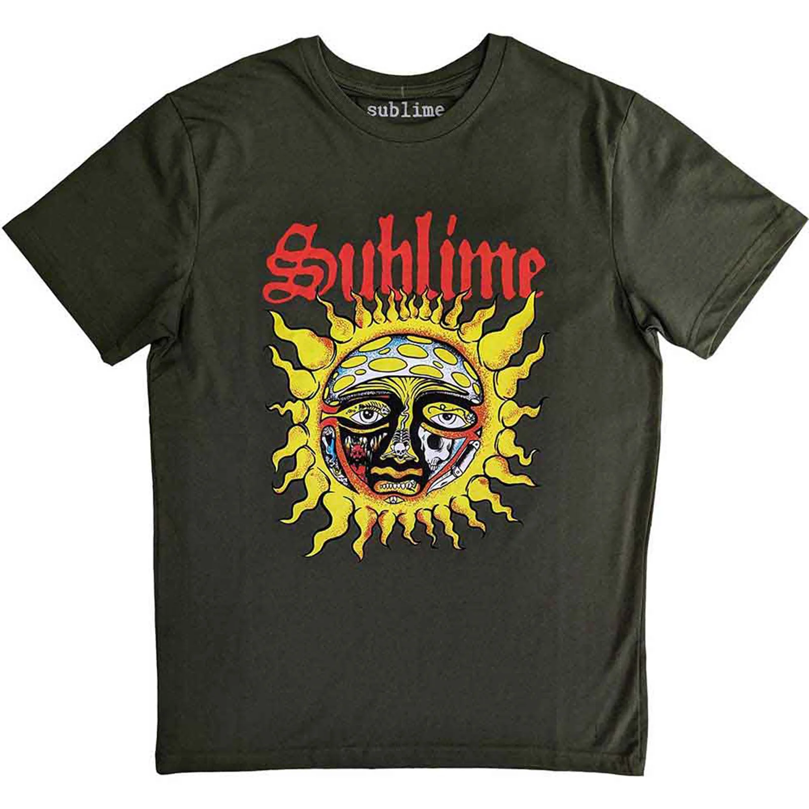 SUBLIME - YELLOW SUN - T-Shirt Green