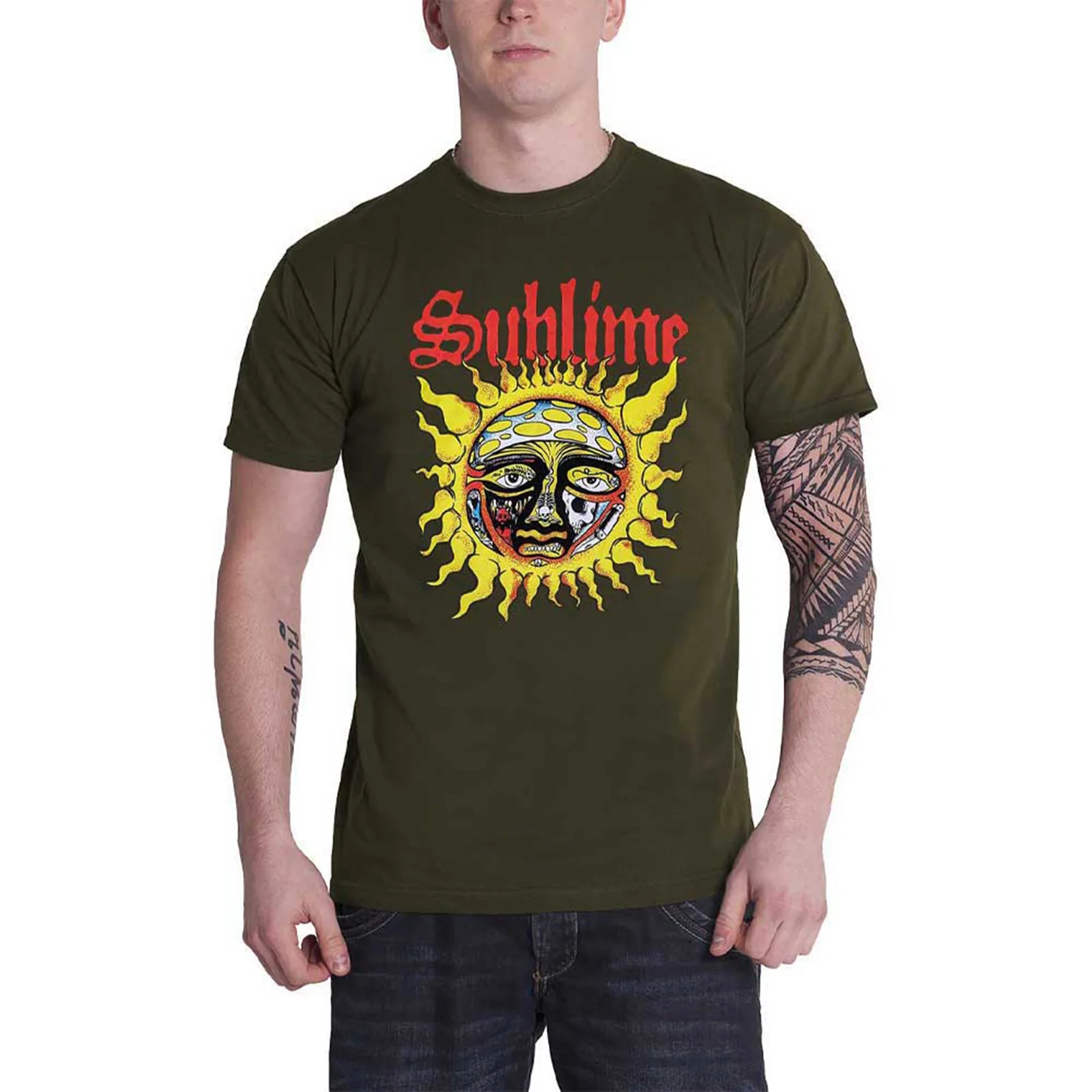 SUBLIME - YELLOW SUN - T-Shirt Green - Image 2