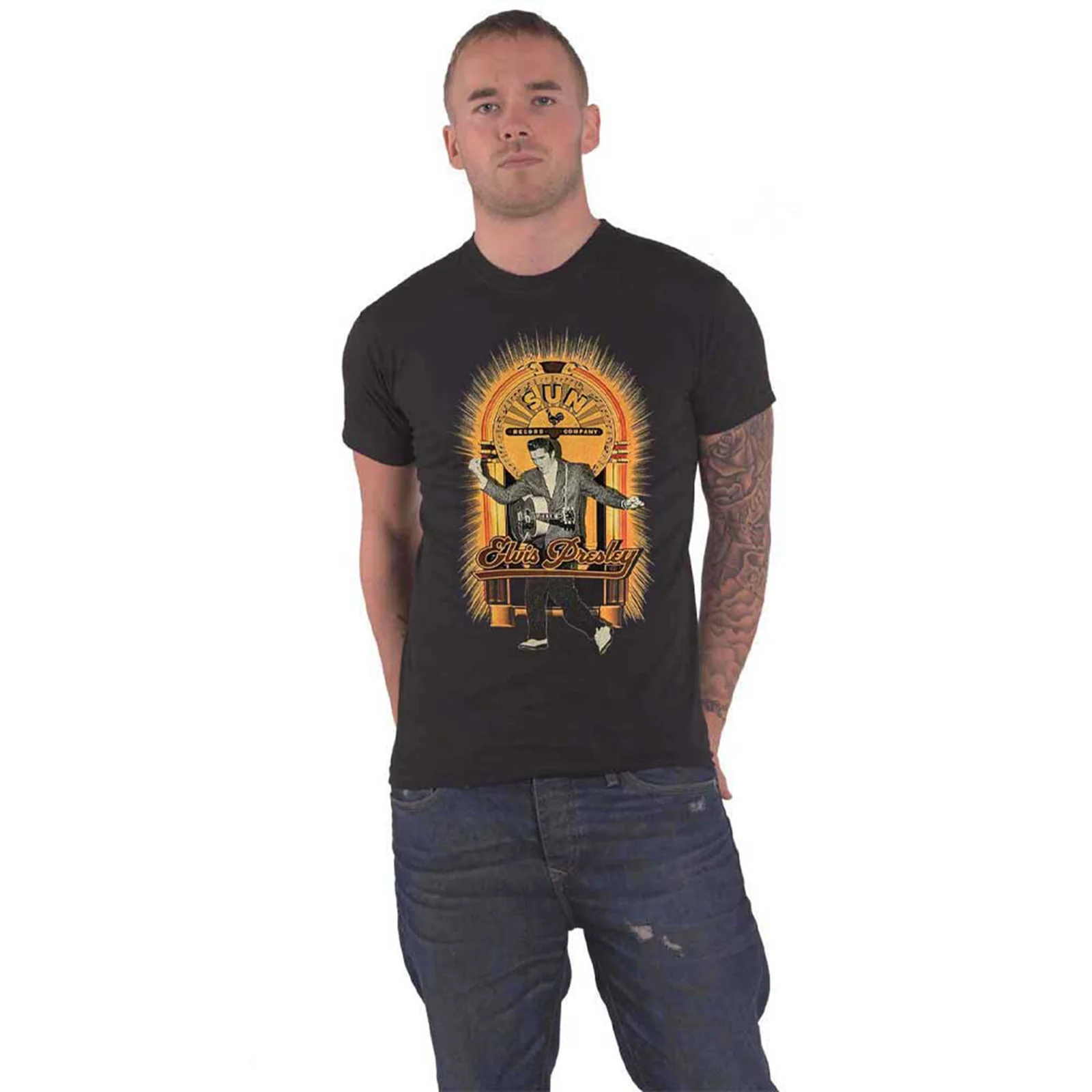 SUN RECORDS - ELVIS DANCING - T-Shirt Black - Image 2