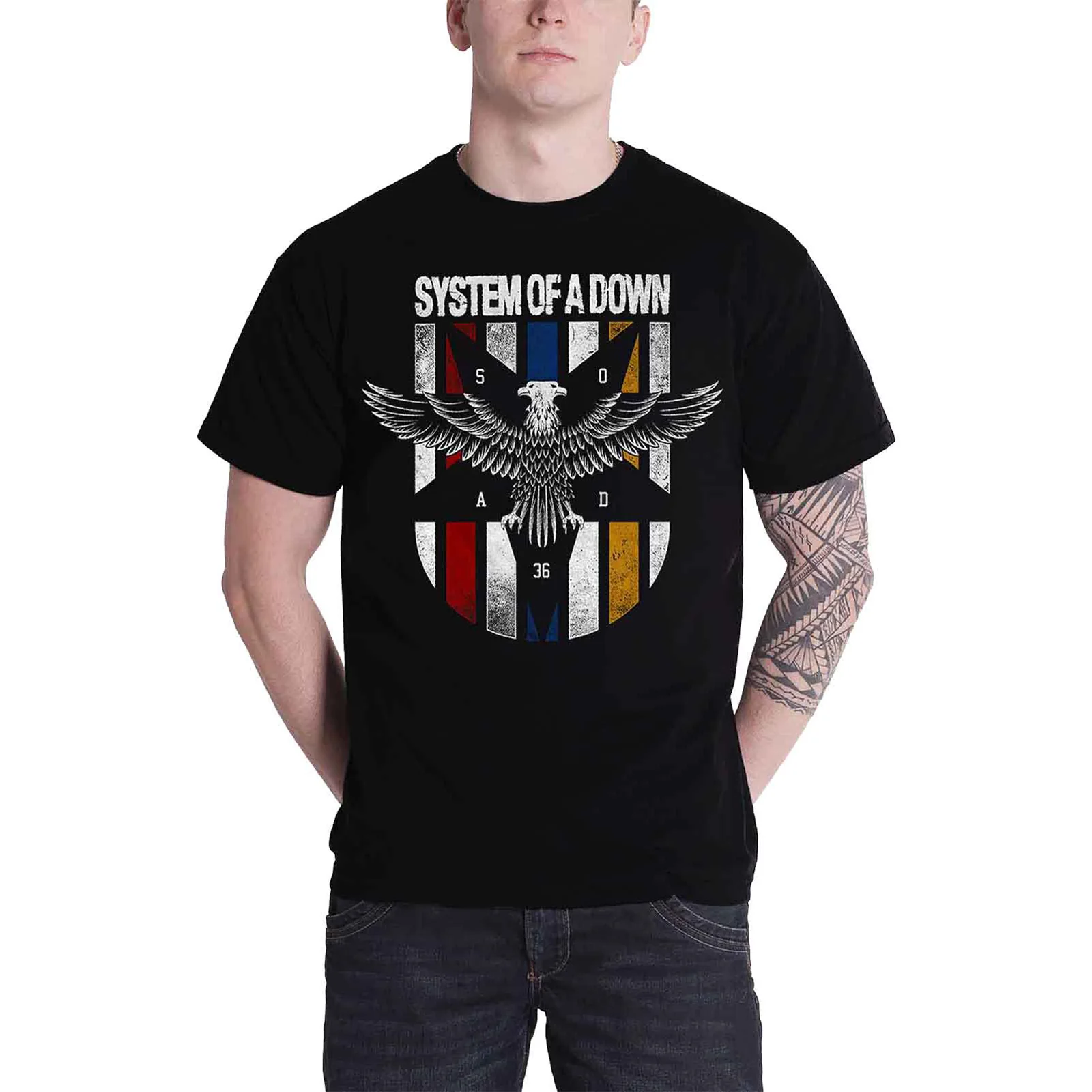 SYSTEM OF A DOWN - EAGLE COLOURS - T-Shirt Black - Image 2
